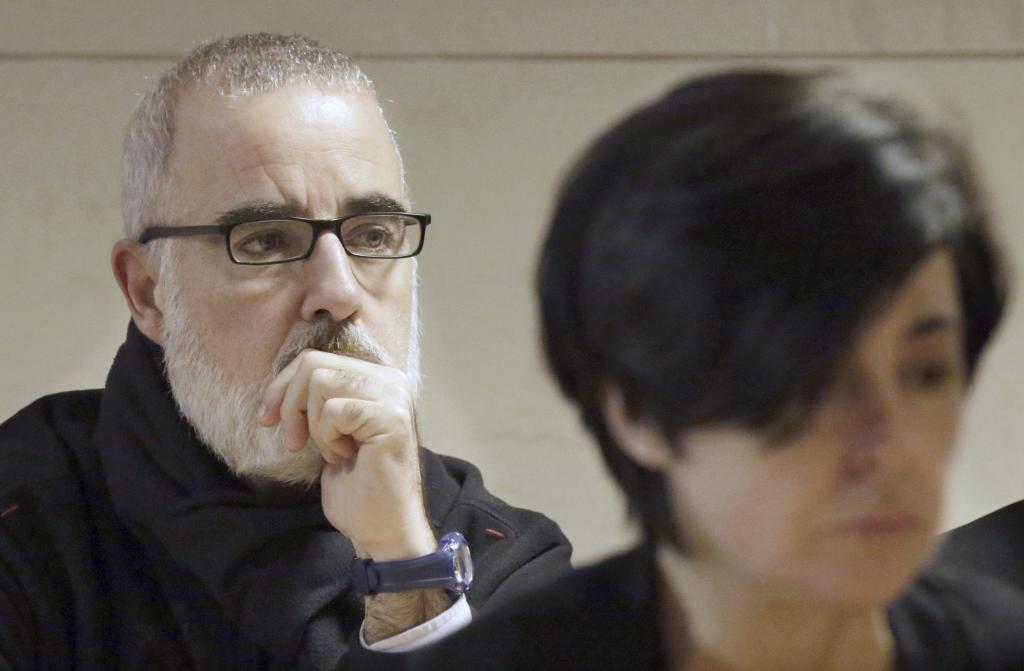 Alfonso Basterra, durante el juicio en Santiago de Compostela, en 2015.