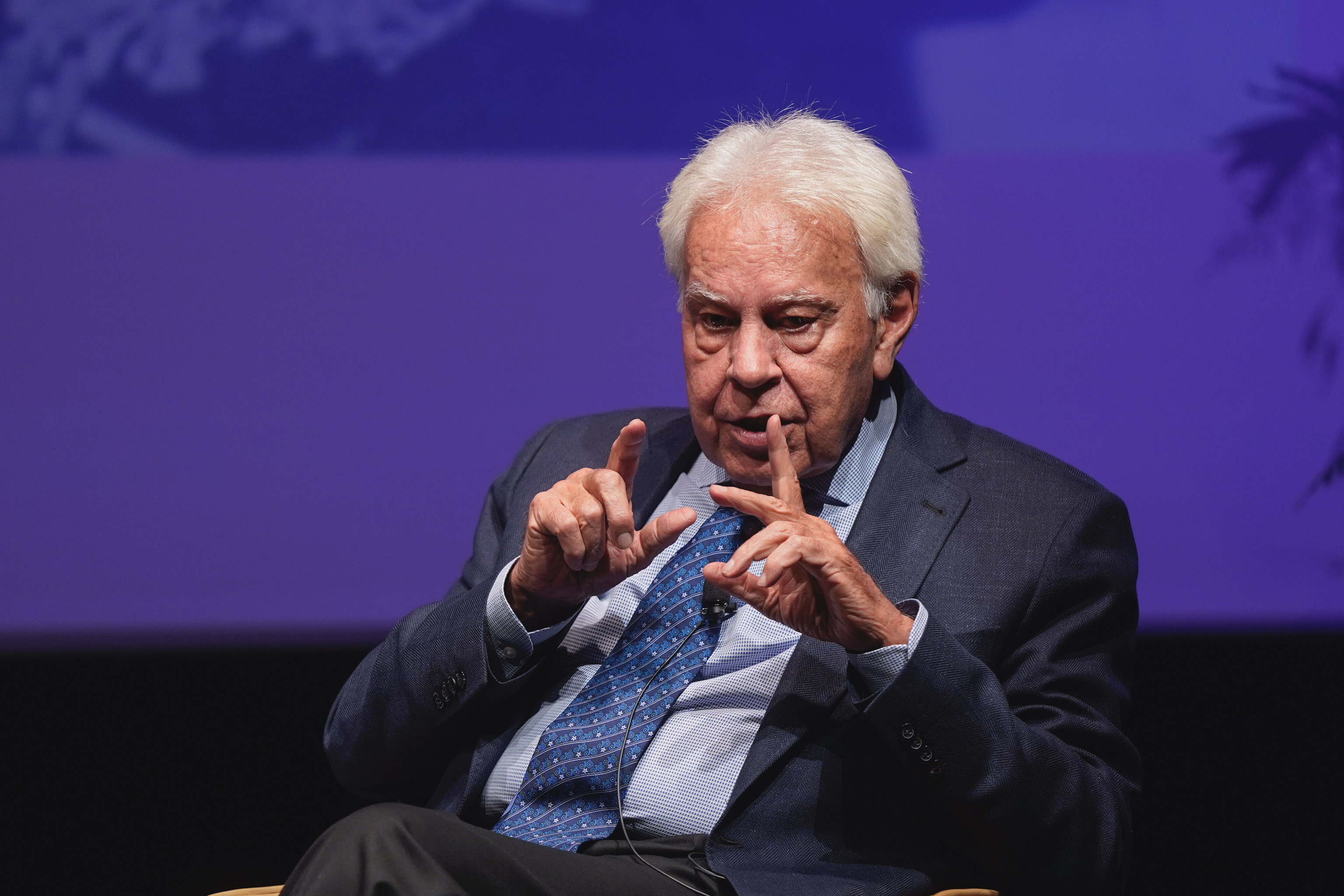El ex presidente del Gobierno Felipe Gonz�lez.
