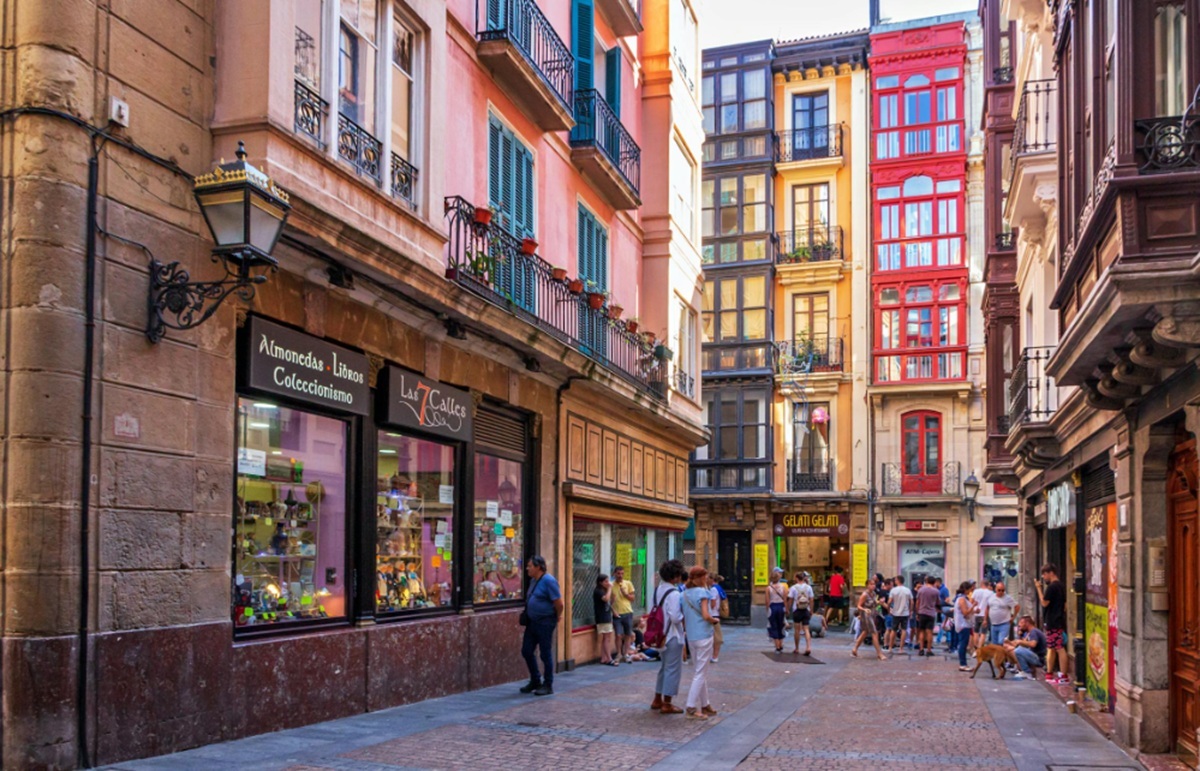 Imagen de unas calles de Bilbao