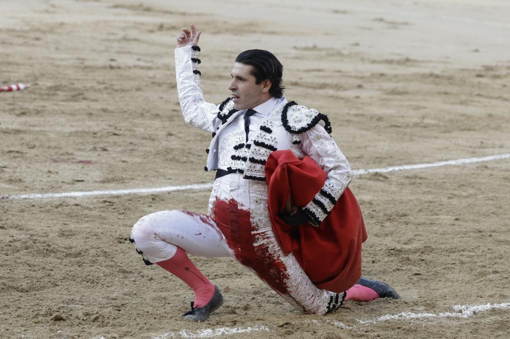 El diestro Alejandro Talavante a la finalizacion de su faena ESTE VIERNES.