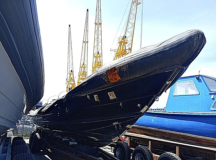 La narcolancha que mat� a otros dos guardias en Huelva en 2024.