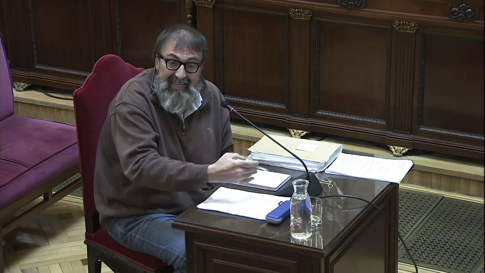 Koldo Garc�a, ex asesor de Jos� Luis �balos, durante el juicio del 'caso Mascarillas'.