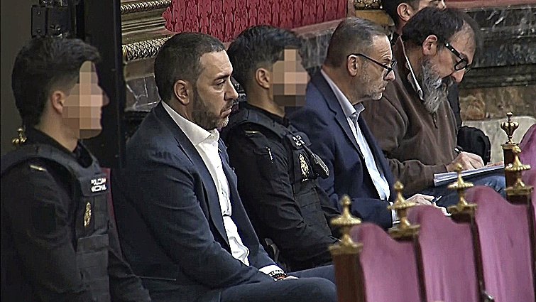 Los acusados V�ctor de Aldama, Jos� Luis �balos y Koldo Garc�a.