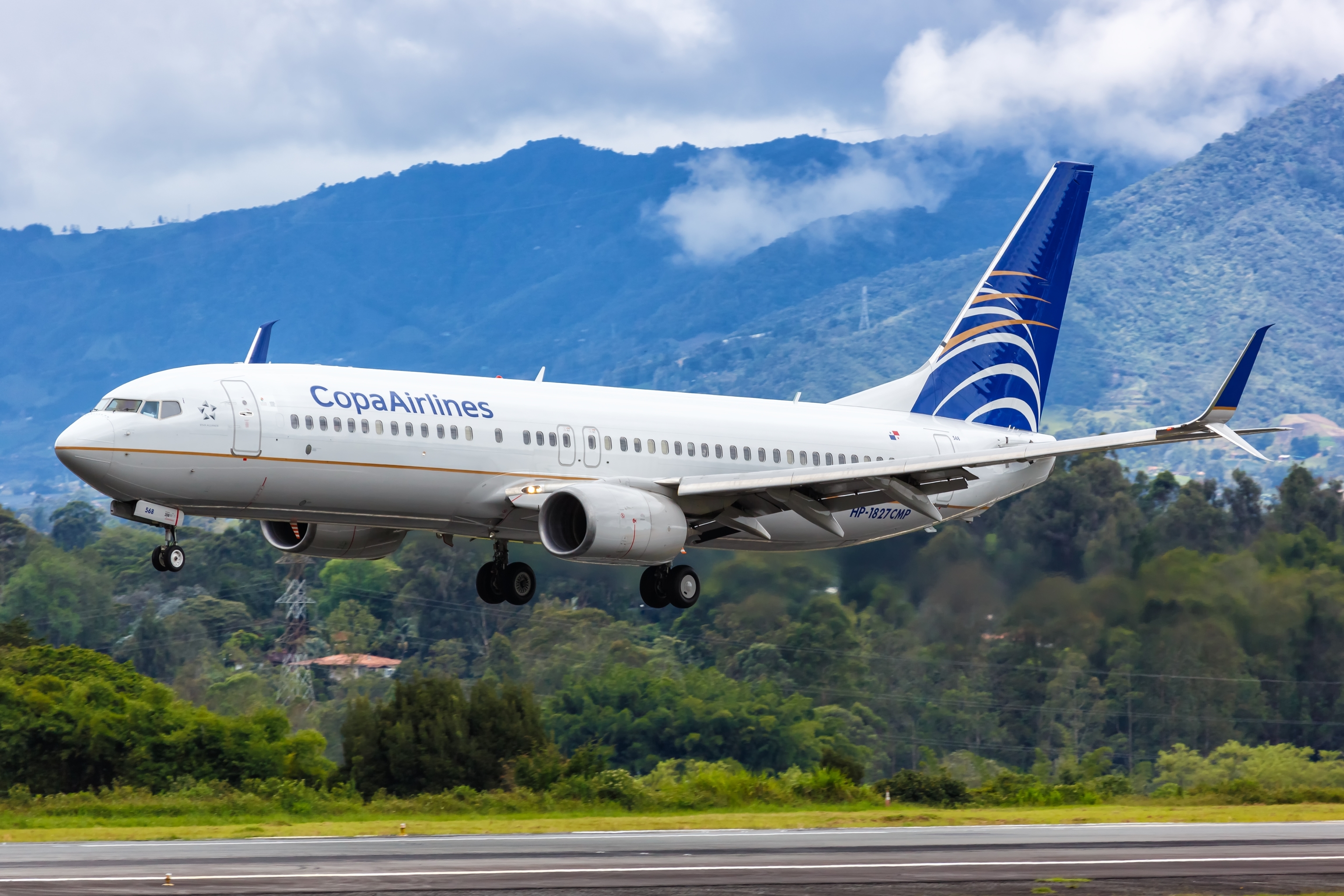 Un avi�n de Copa Airlines.