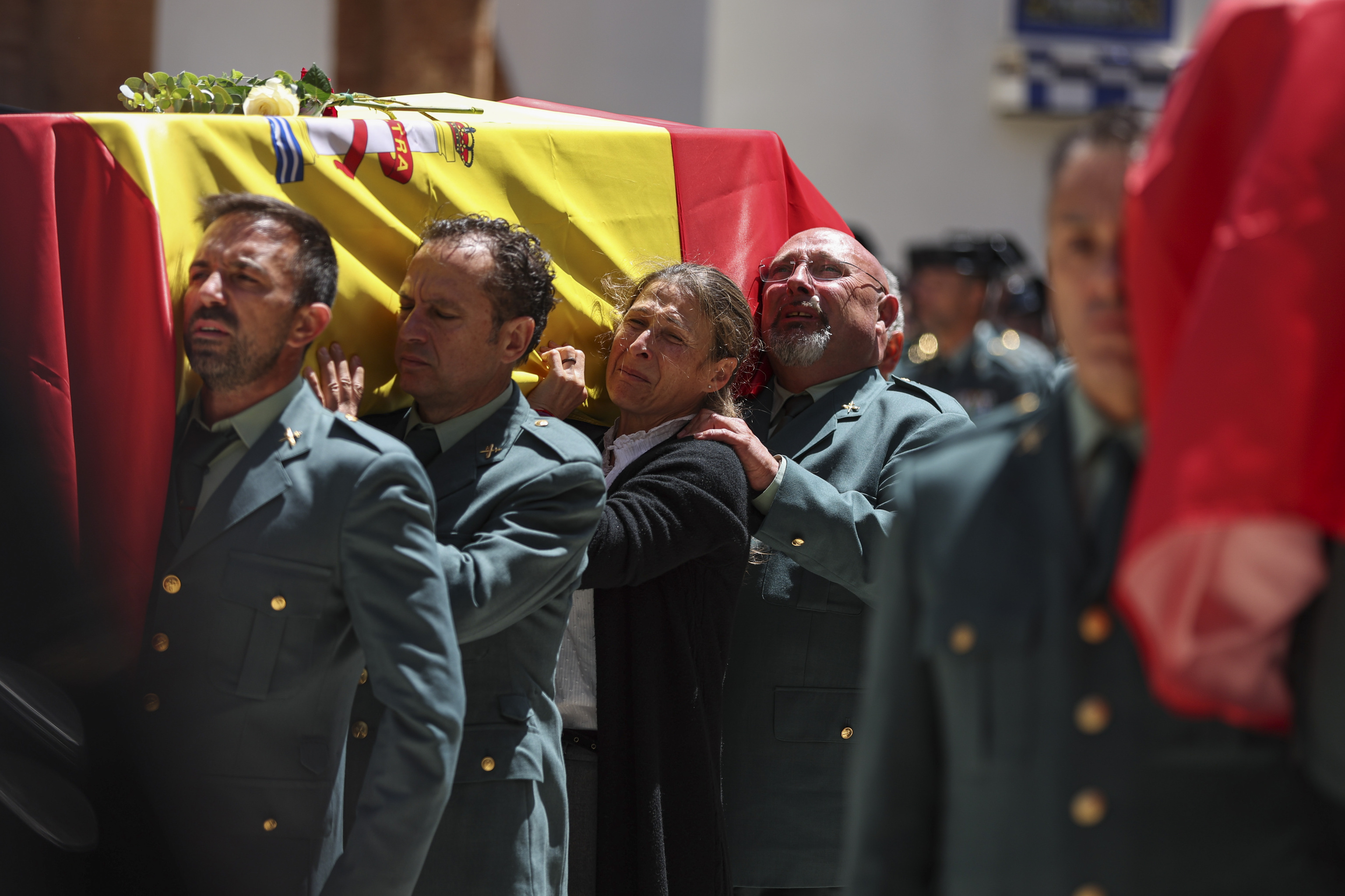 Funeral por los guardias civiles fallecidos en Huelva.