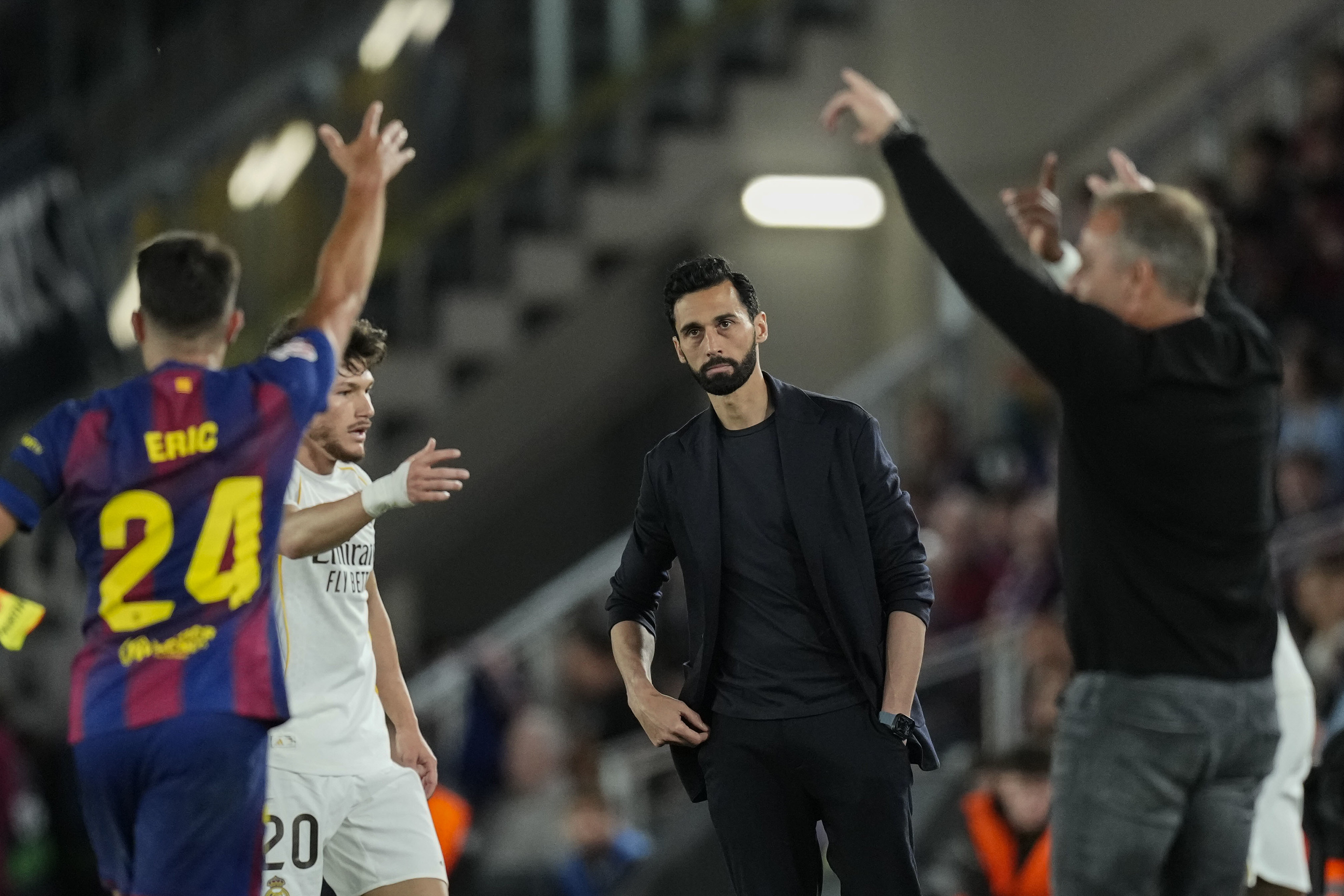 Arbeloa, durante el cl�sico.