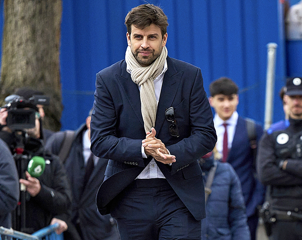 Gerard Piqu�, a su llegada a un juzgado de Majadahonda en marzo de 2025.