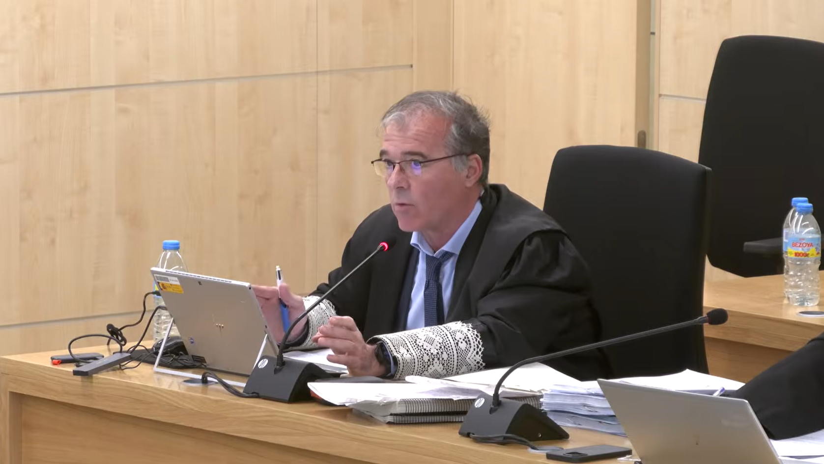 El fiscal de Anticorrupci�n Fernando Bermejo, este lunes en el juicio.