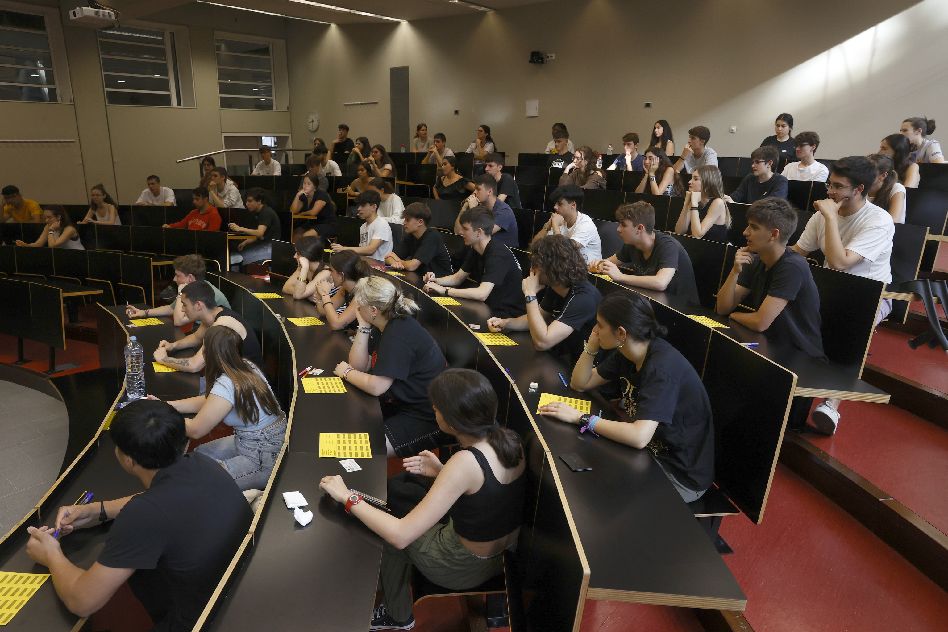 Aula de la Universidad Pompeu Fabra.