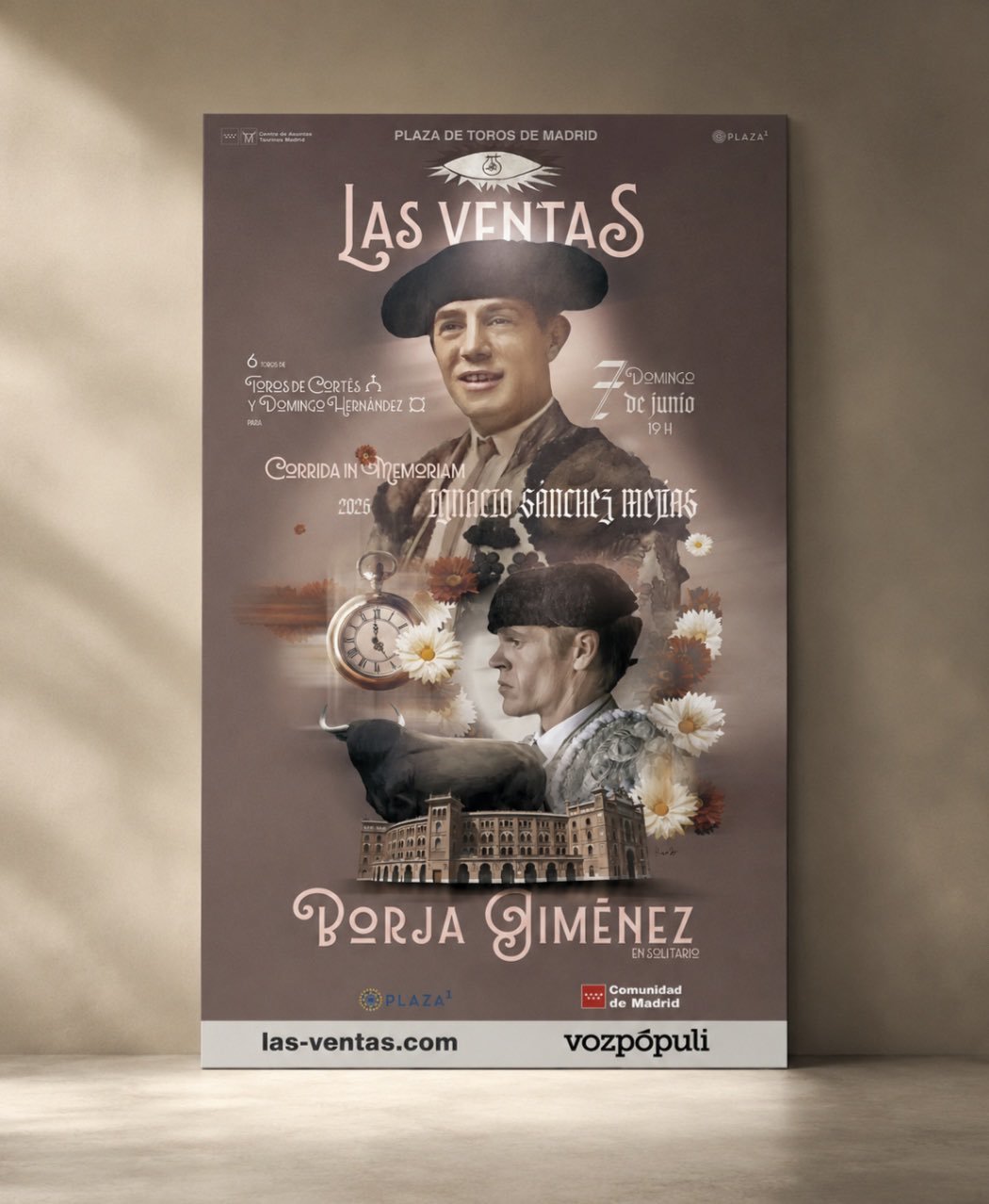 Cartel de la corrida obra de Juan Iranzo.