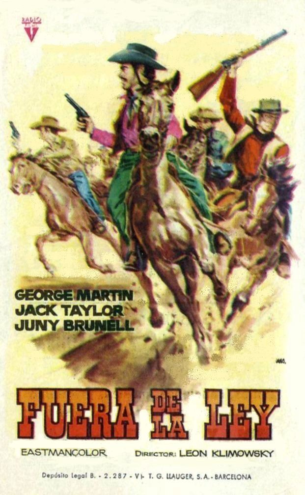 Cartel de 'Fuera de la ley" (1963) de León Klimovsky.