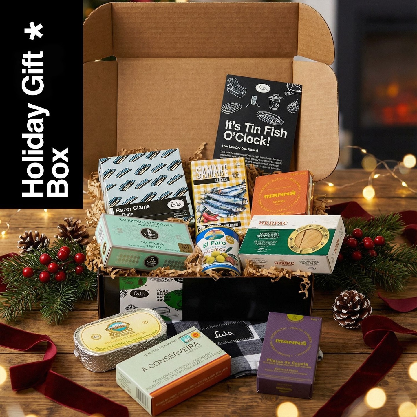 Una de las cajas especiales a la venta en Lata.