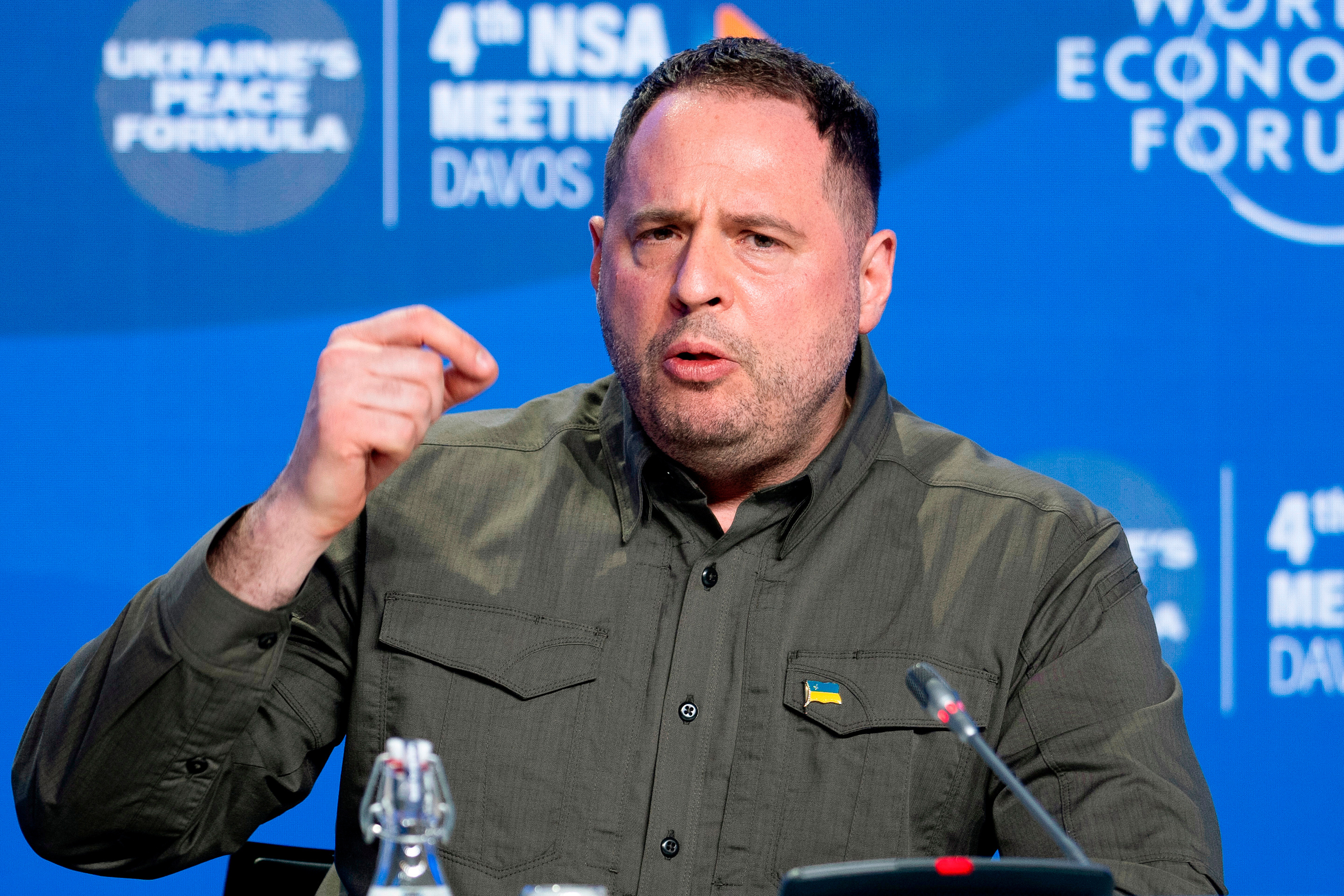 El jefe de la oficina del presidente de Ucrania, Andrii Yermak.