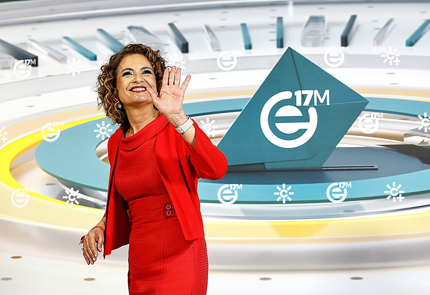 La candidata del PSOE a la Junta de Andalucía, María Jesús Montero.