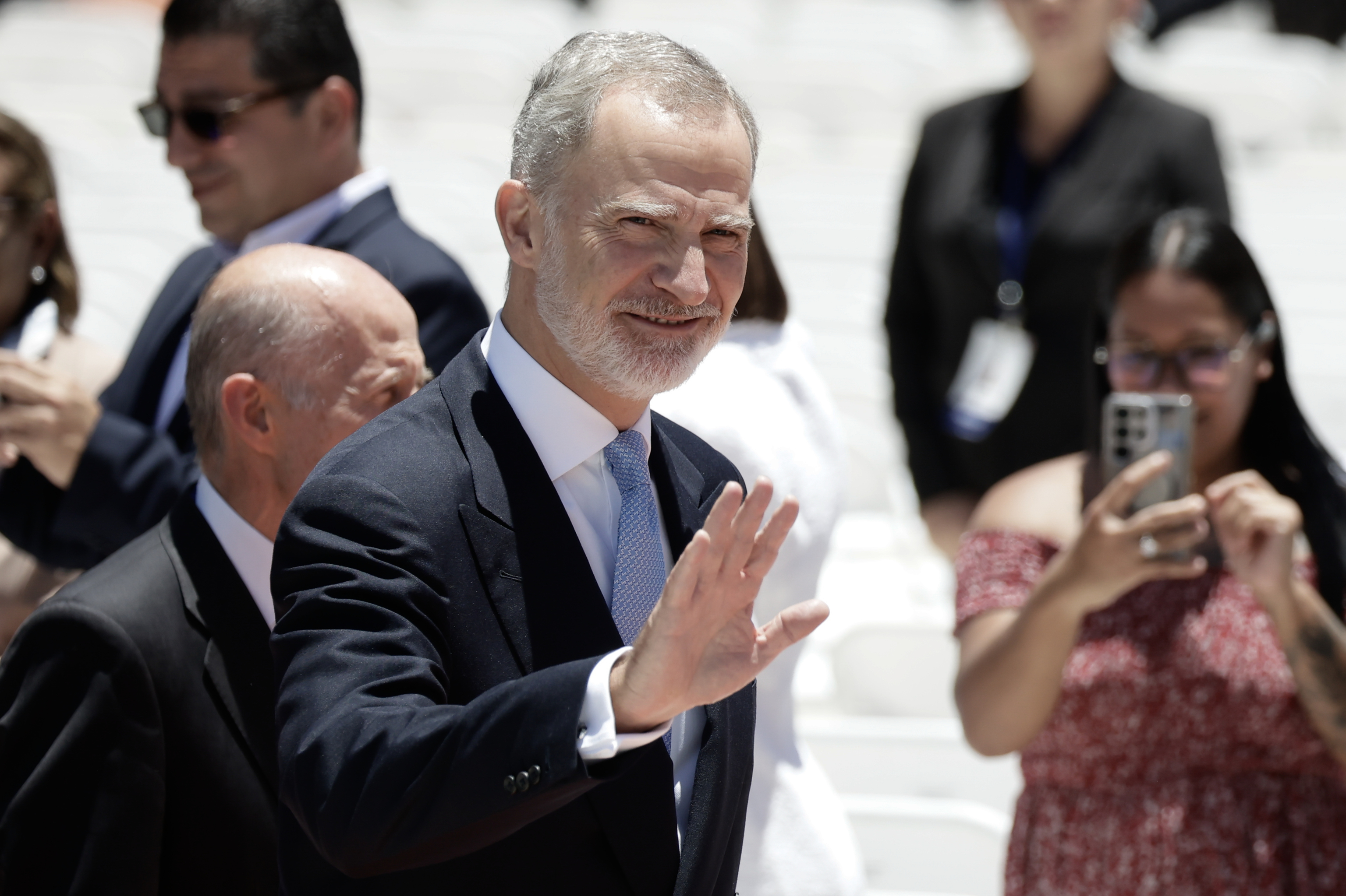 El Rey Felipe en Costa Rica