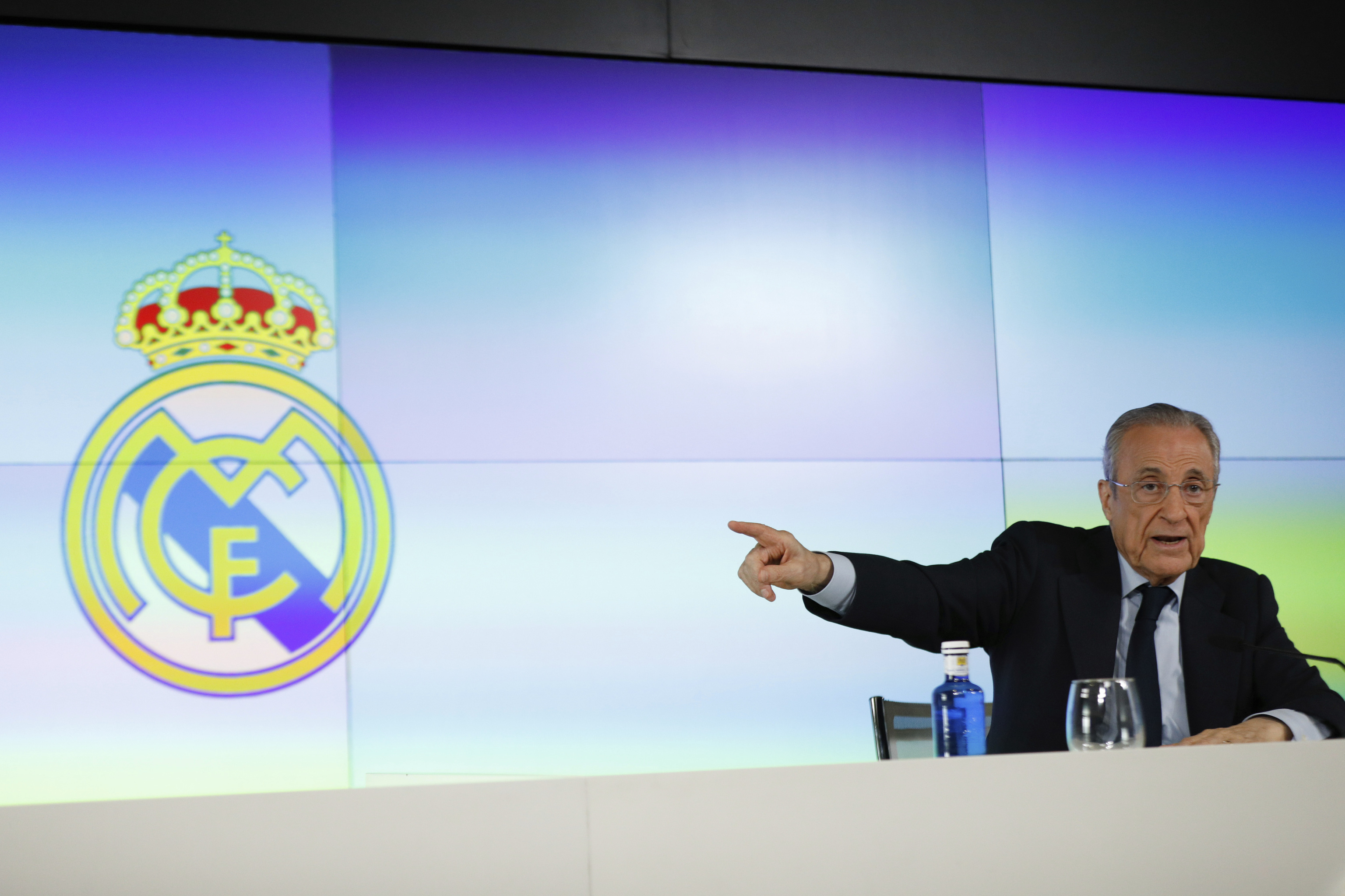 Florentino, durante la rueda de prensa.