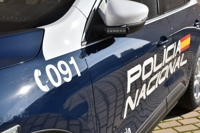 Un veh�culo patrulla de la Polic�a Nacional.