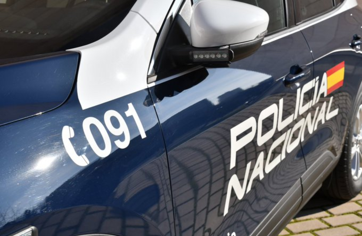 Un coche de la Polic�a Nacional.