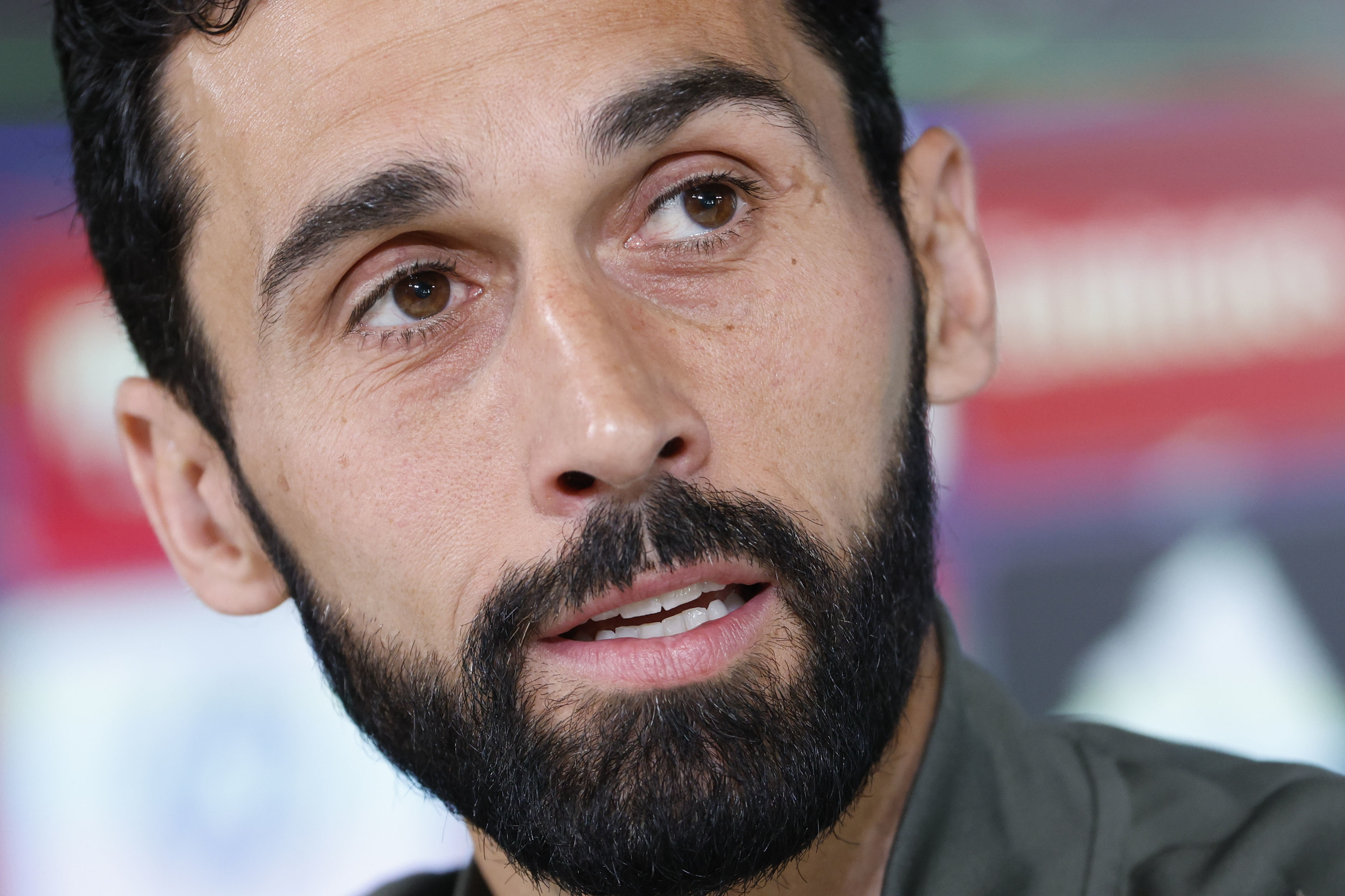 Arbeloa, este mi�rcoles, en rueda de prensa.