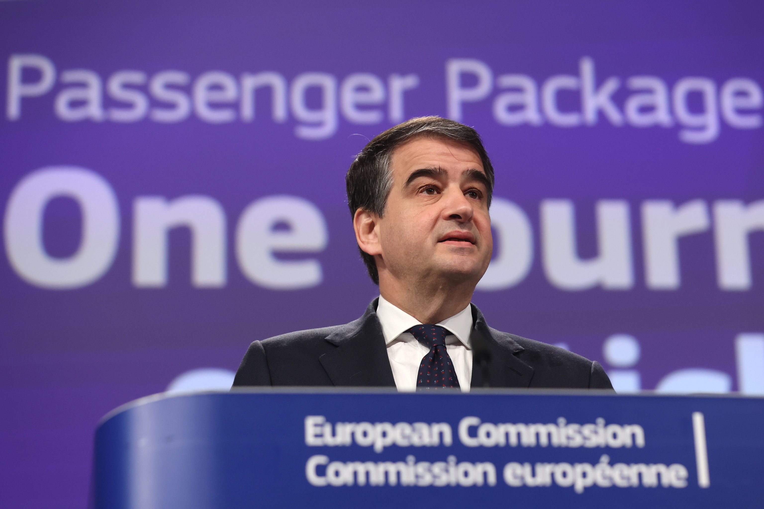 El vicepresidente de Cohesi�n y Reformas, Rafael Fitto, este martes en Bruselas.