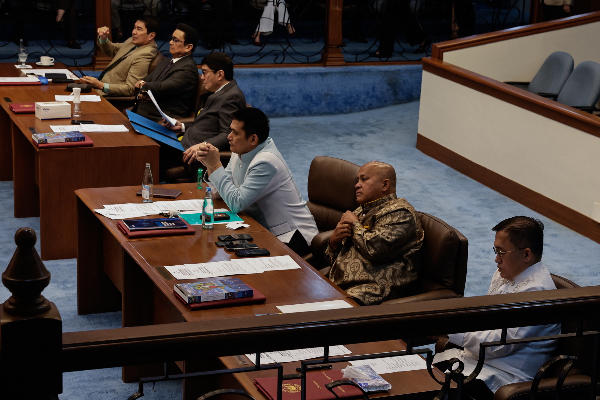 Sesi�n en el Senado de Filipinas, este mi�rcoles, en Manila.
