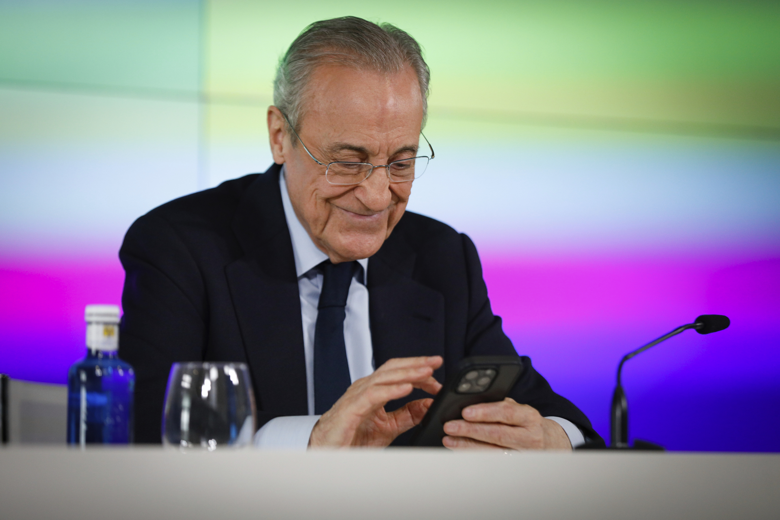 Florentino P�rez, presidente del Real Madrid.
