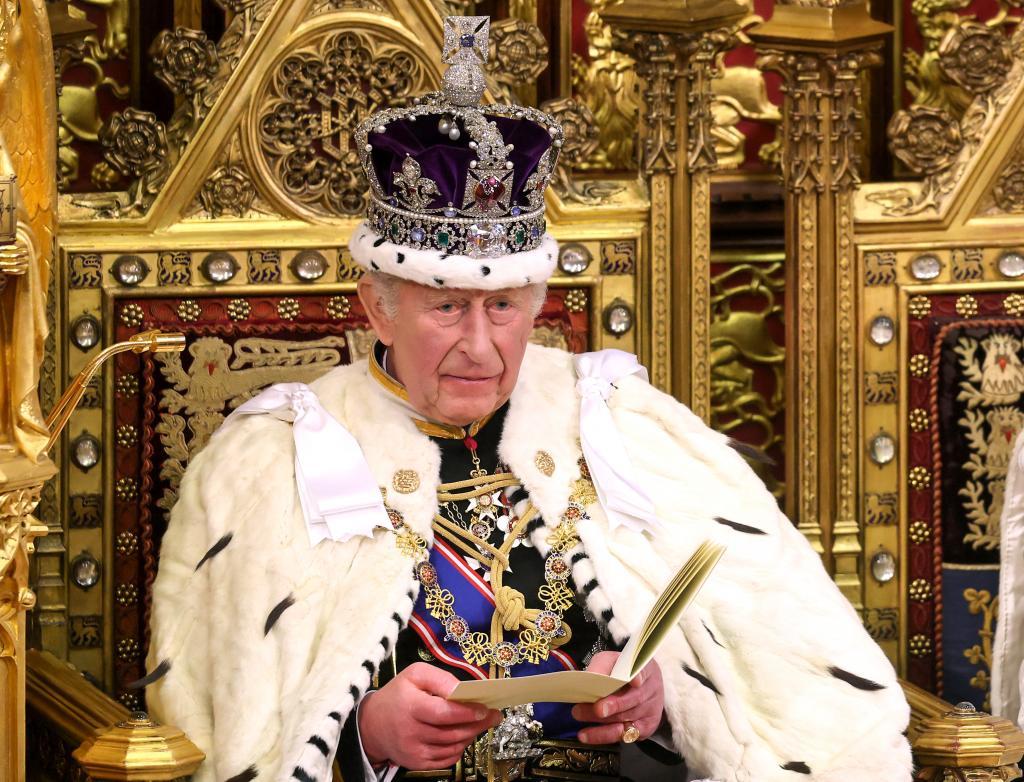 Carlos III lee el Discurso del Rey este mi�rcoles en Westminster.
