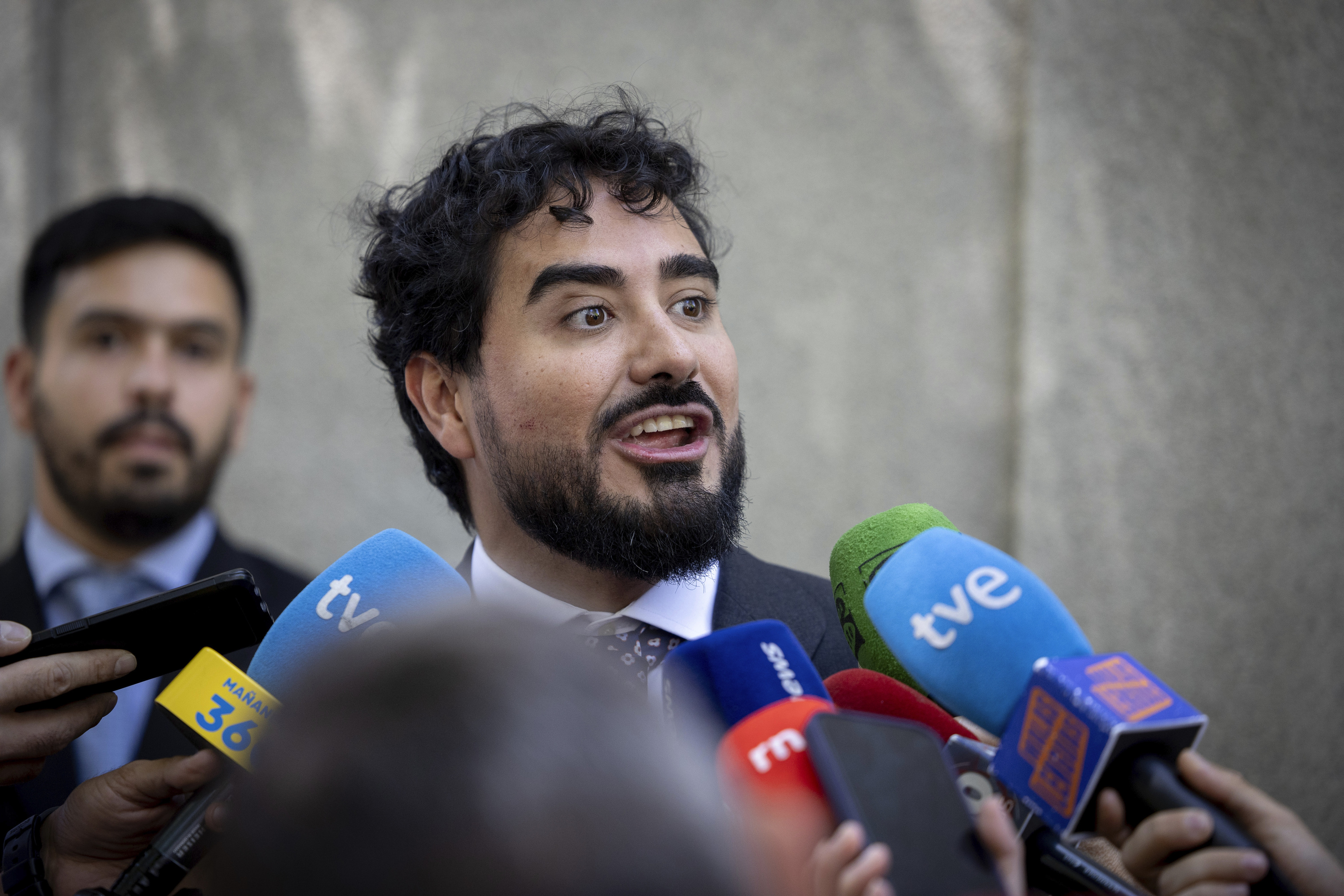 Alvise Perez declarando en el Tribunal Supremo
