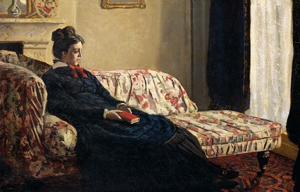 'Meditaci�n', o 'Madame Monet en el sof�'.