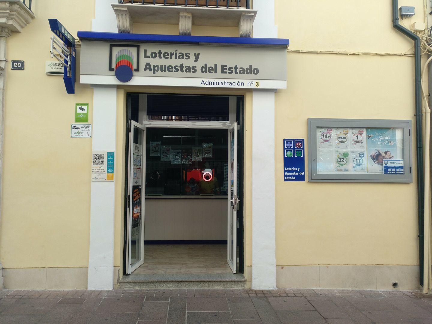 La Corredera, administraci�n n�mero 3 de Montilla (C�rdoba).