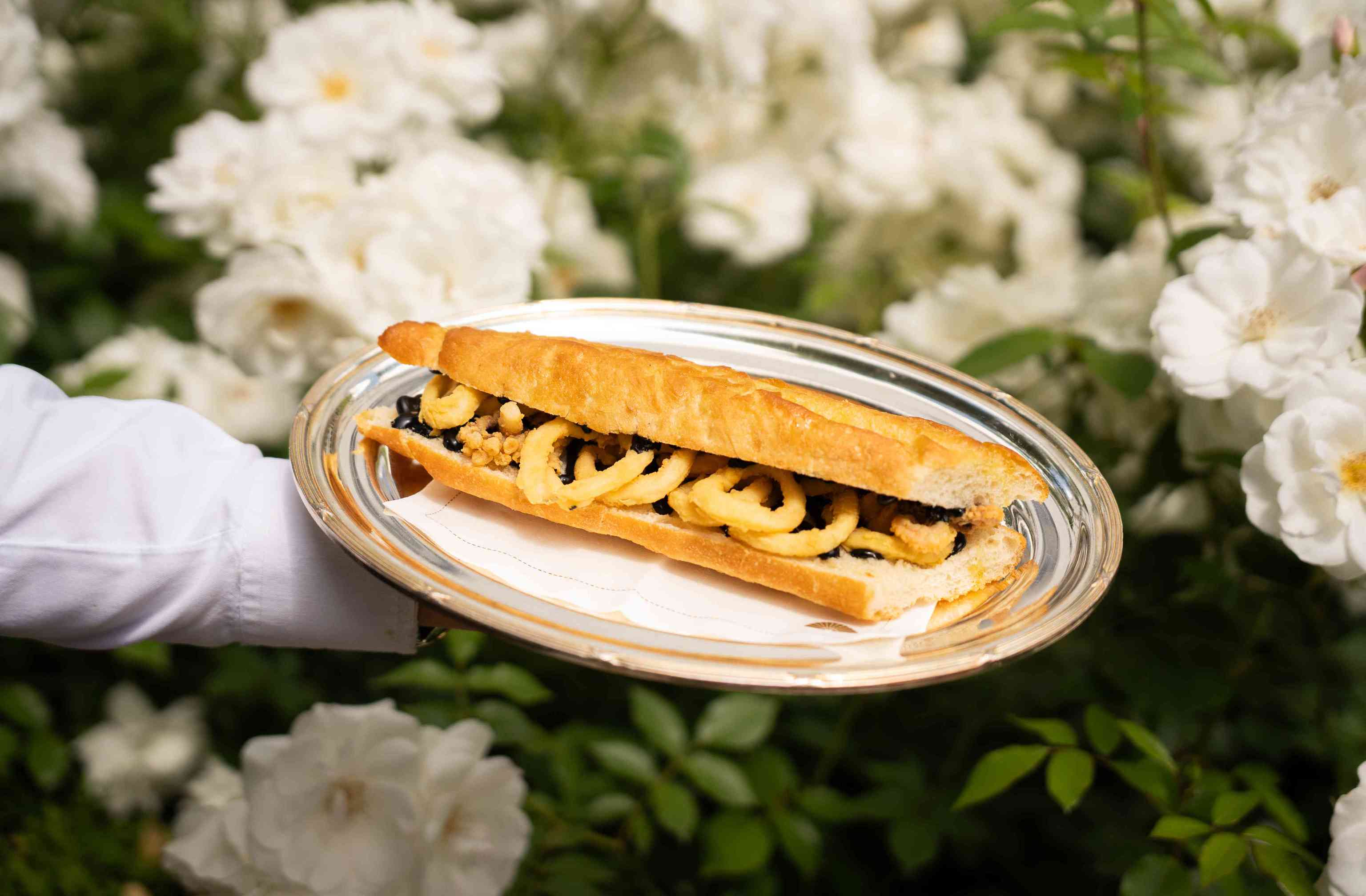 Bocadillo de calamares del Jard�n del Ritz.