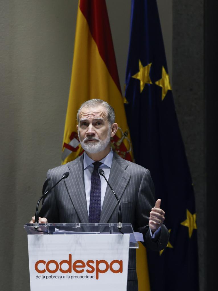 Felipe VI, el mi�rcoles, en un acto en Madrid.