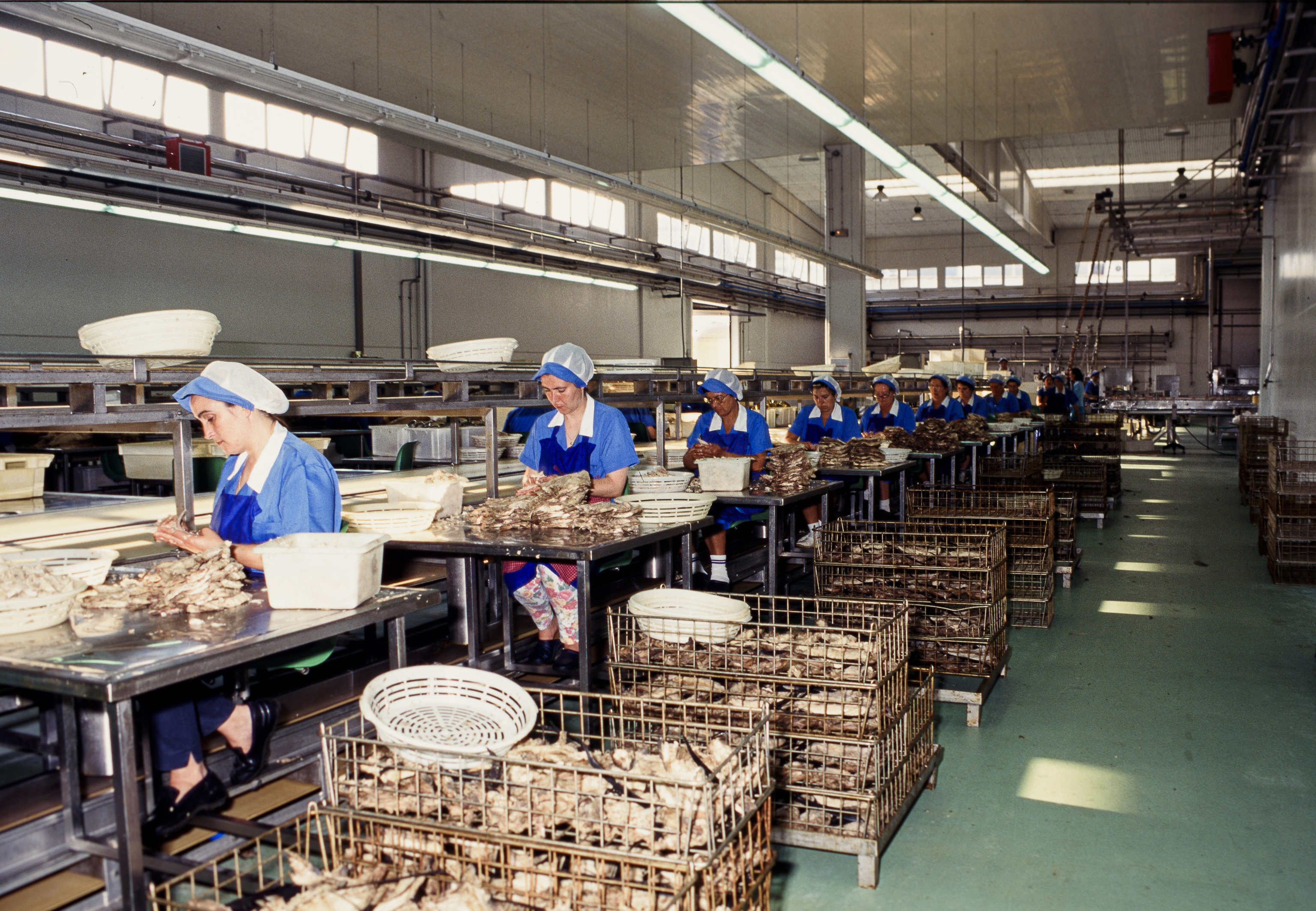 Las trabajadoras en el pasado.