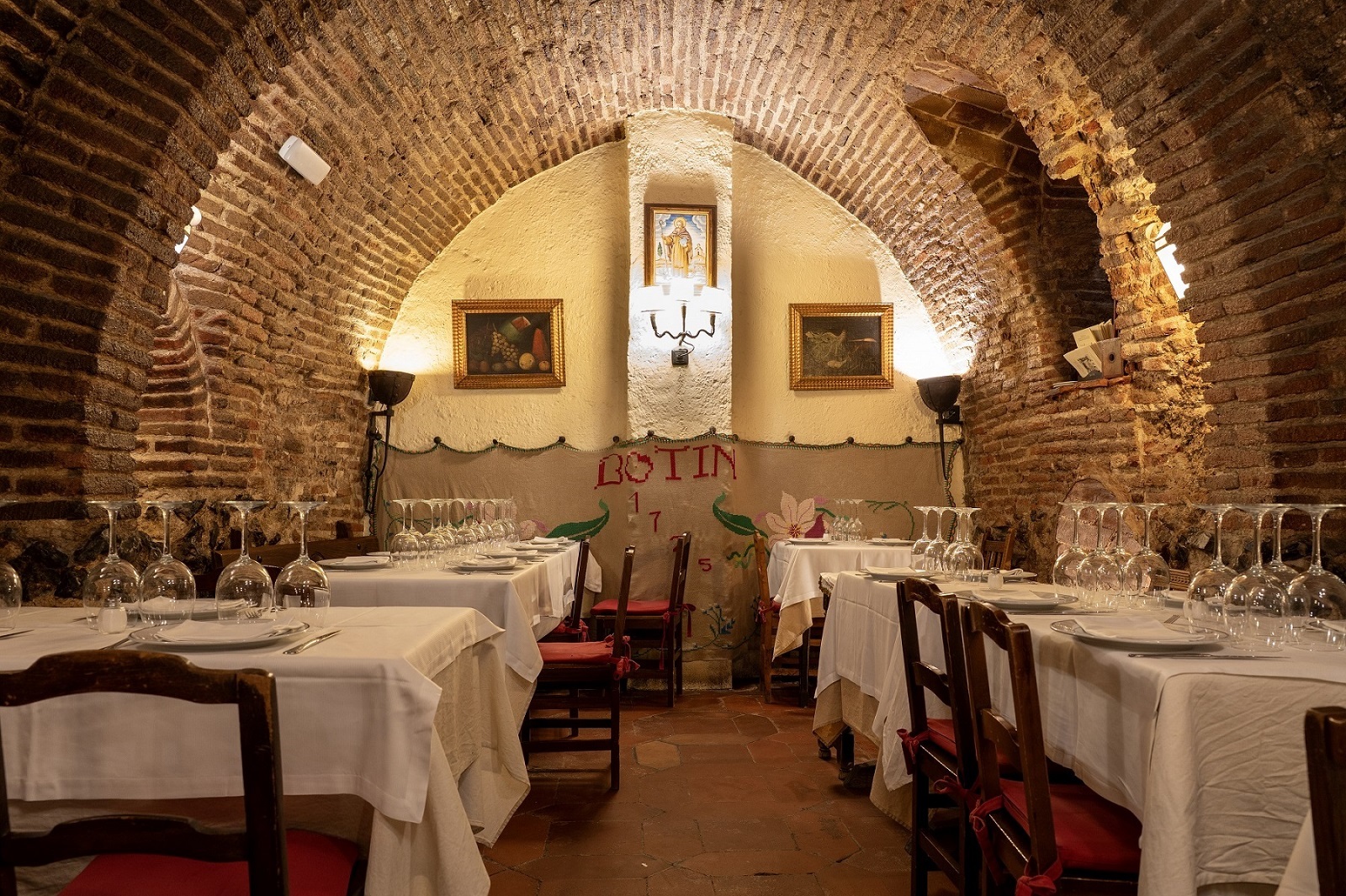 Sal�n del restaurante Bot�n.