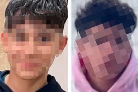 Los dos menores detenidos, de 14 y 15 a�os
