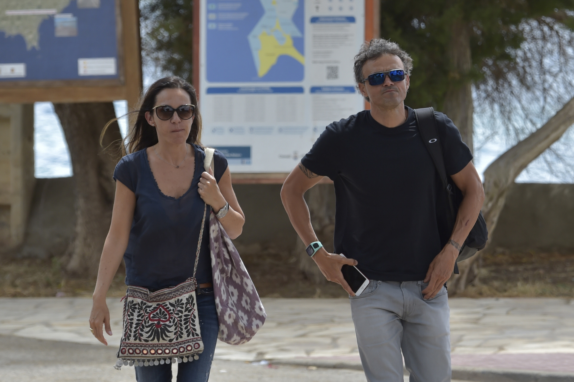 Elena Cullel y Luis Enrique en 2017