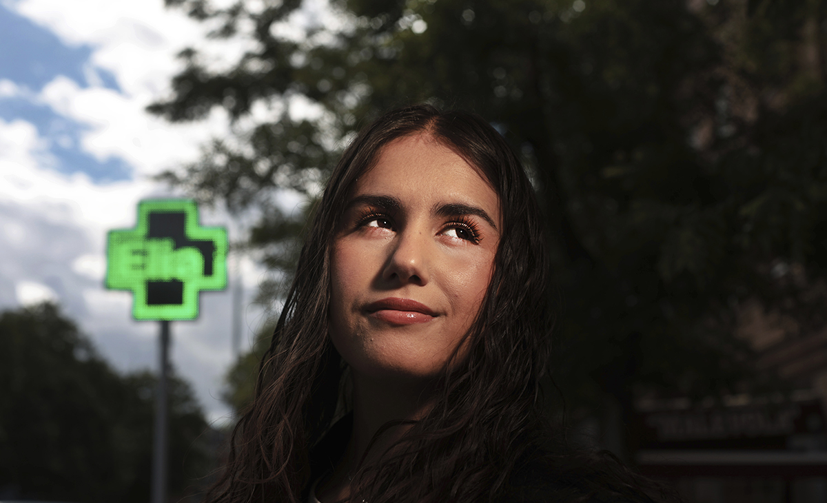 Sandra, en Torrejón, Madrid.