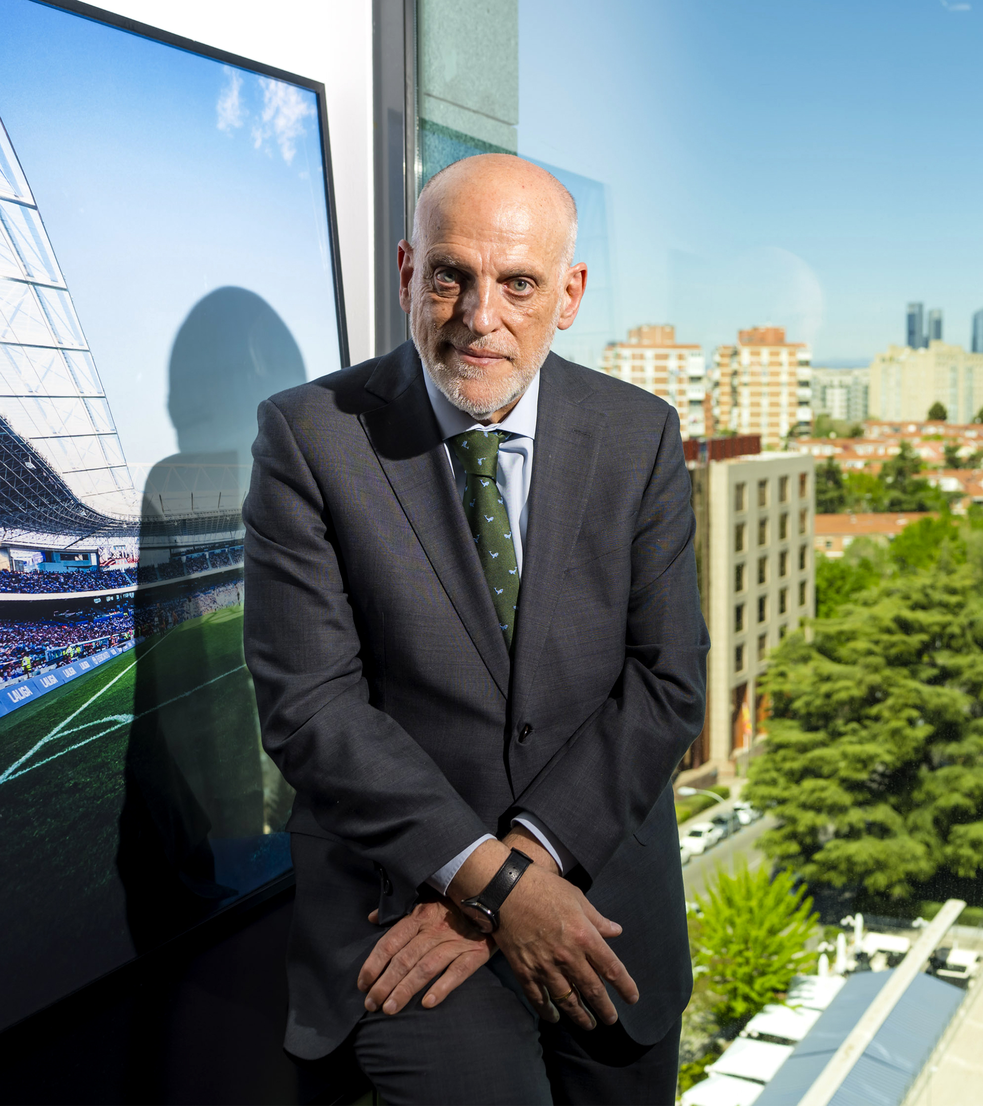 Javier Tebas: "Florentino es muy influyente con todos los gobiernos, pero defiende un modelo elitista y contrario a la mayor�a de clubes"