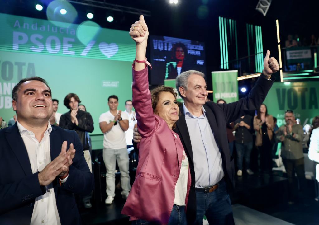 Montero y Zapatero, en C�diz.