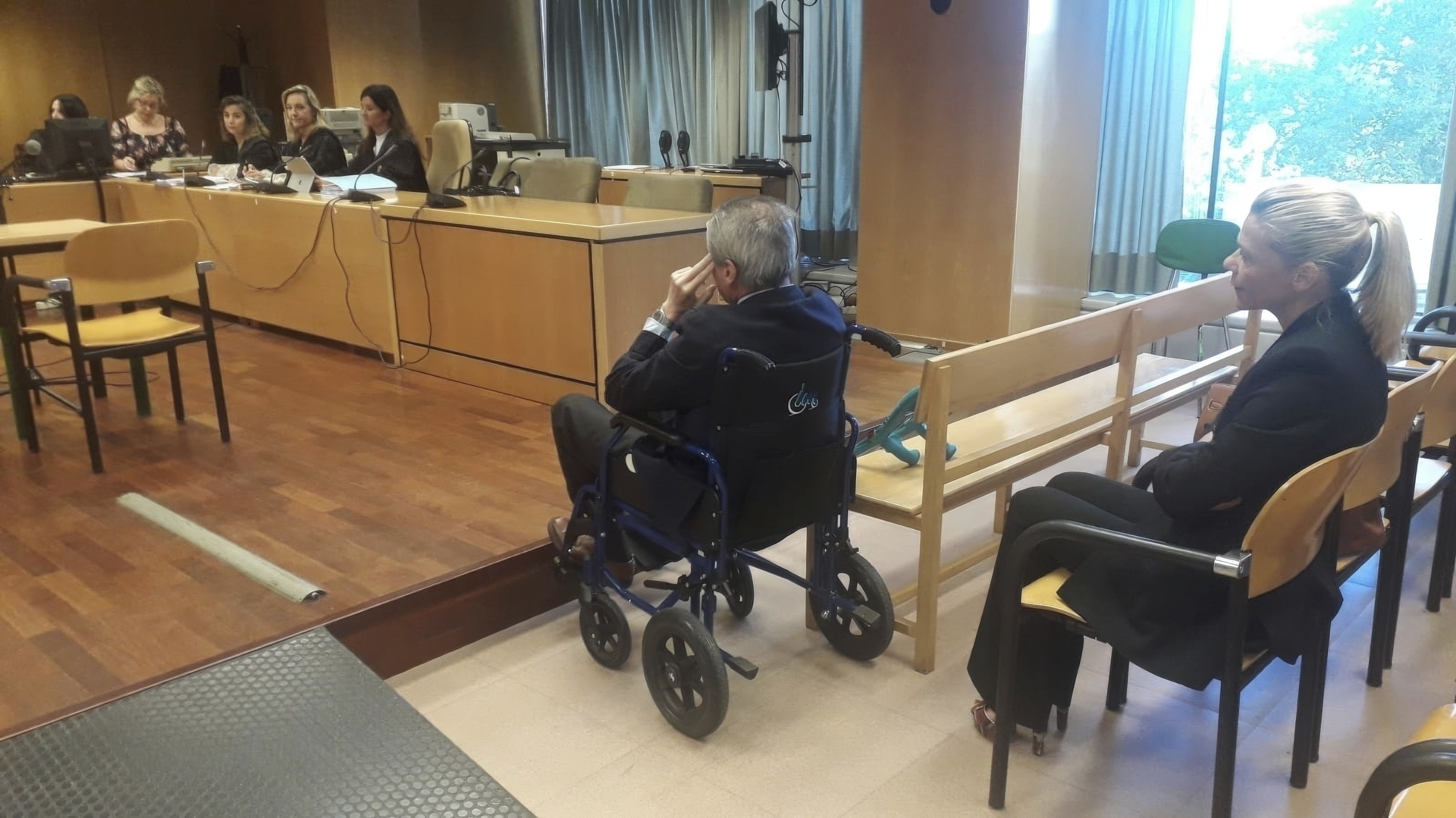 Jos� Mar�a Aristrain en la Audiencia Provincial de Madrid.