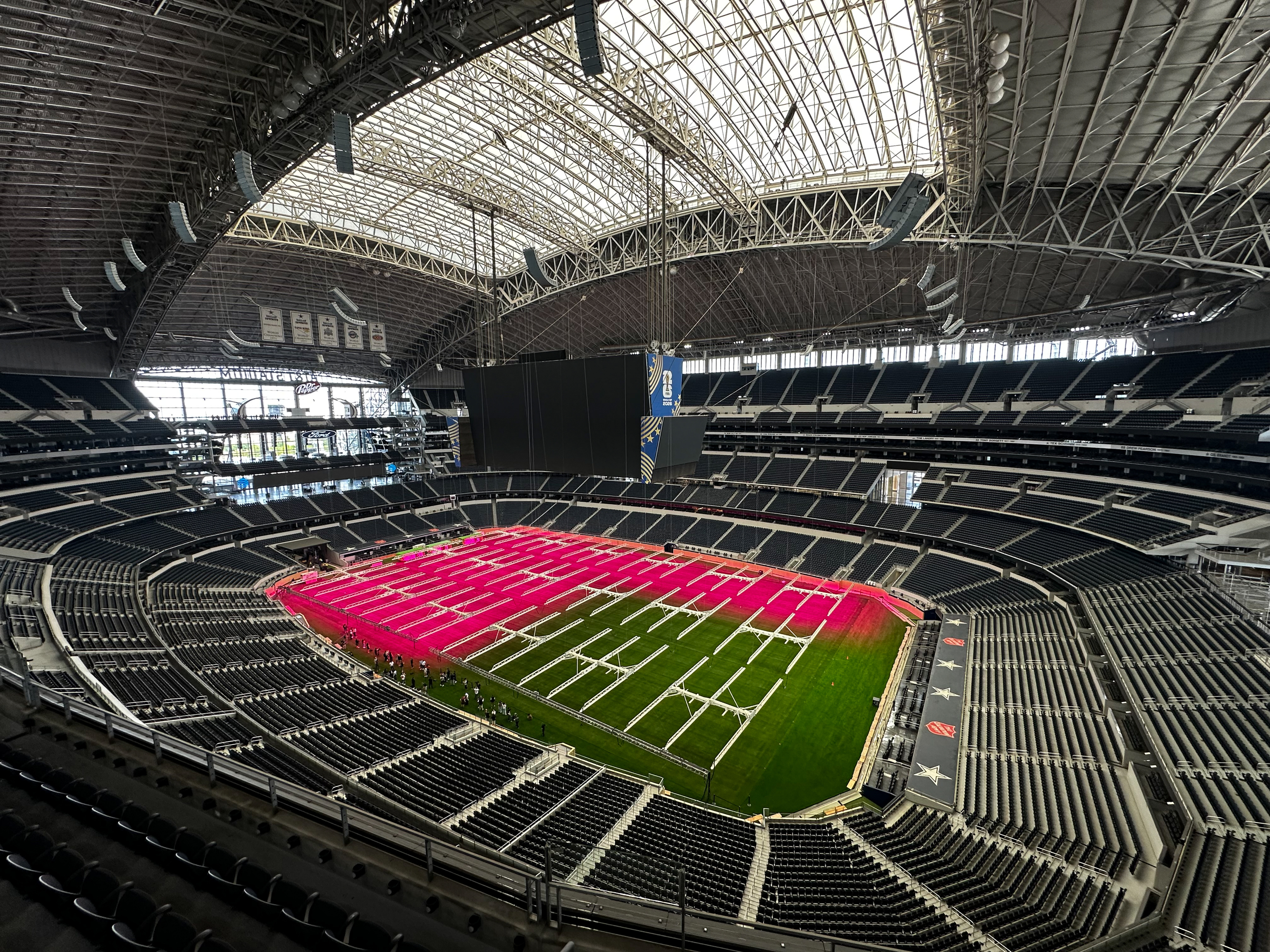 El estadio AT&T de Dallas, Texas, que albergar� varios partidos del Mundial de la FIFA 2026.