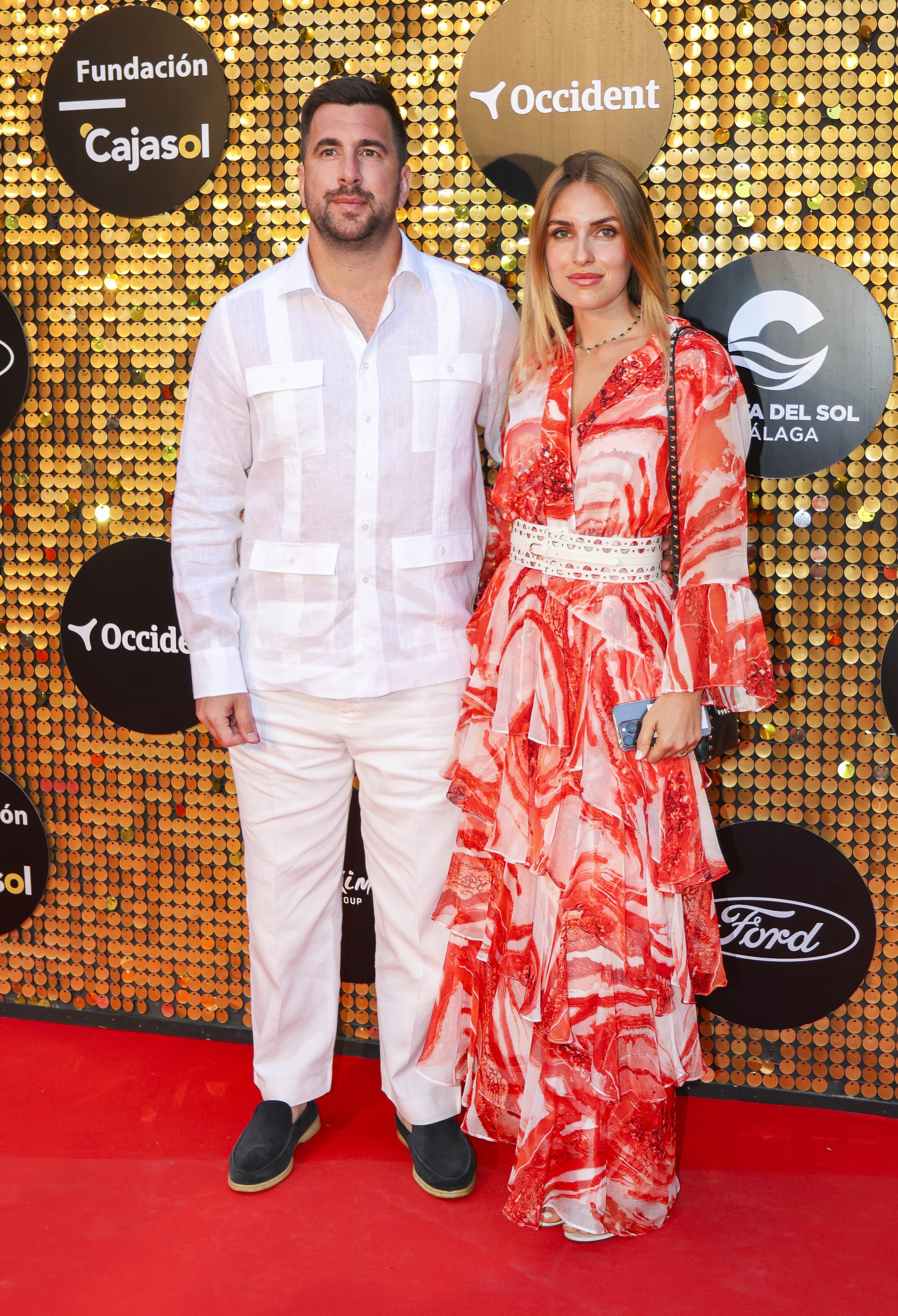 Enrique Riquelme posa en Starlite con Mireia Lalaguna, en el a�o 2022