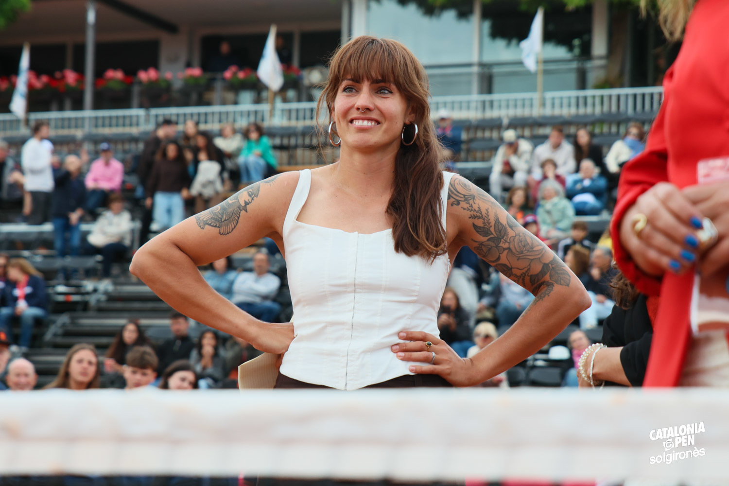 Aliona Bolsova, en su retirada en el Catalonia Open Solgiron�s.