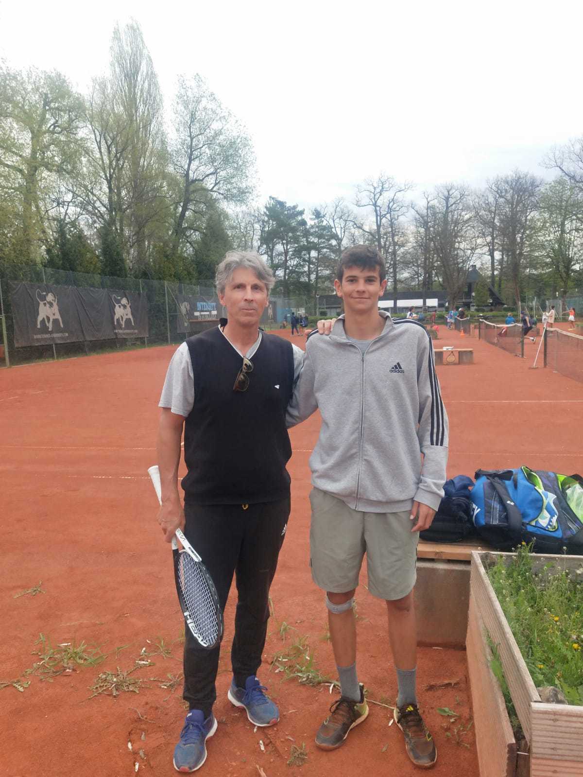 Jódar, con Varela, después de un entrenamiento.