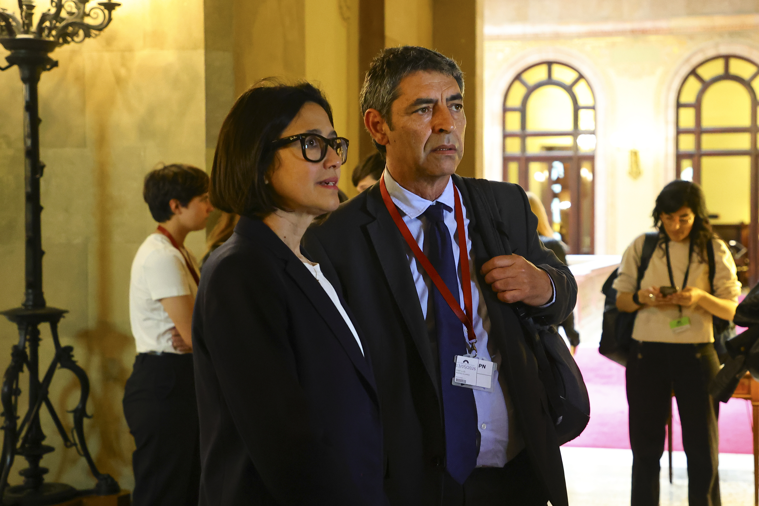 Trapero y Parlon en el Parlament