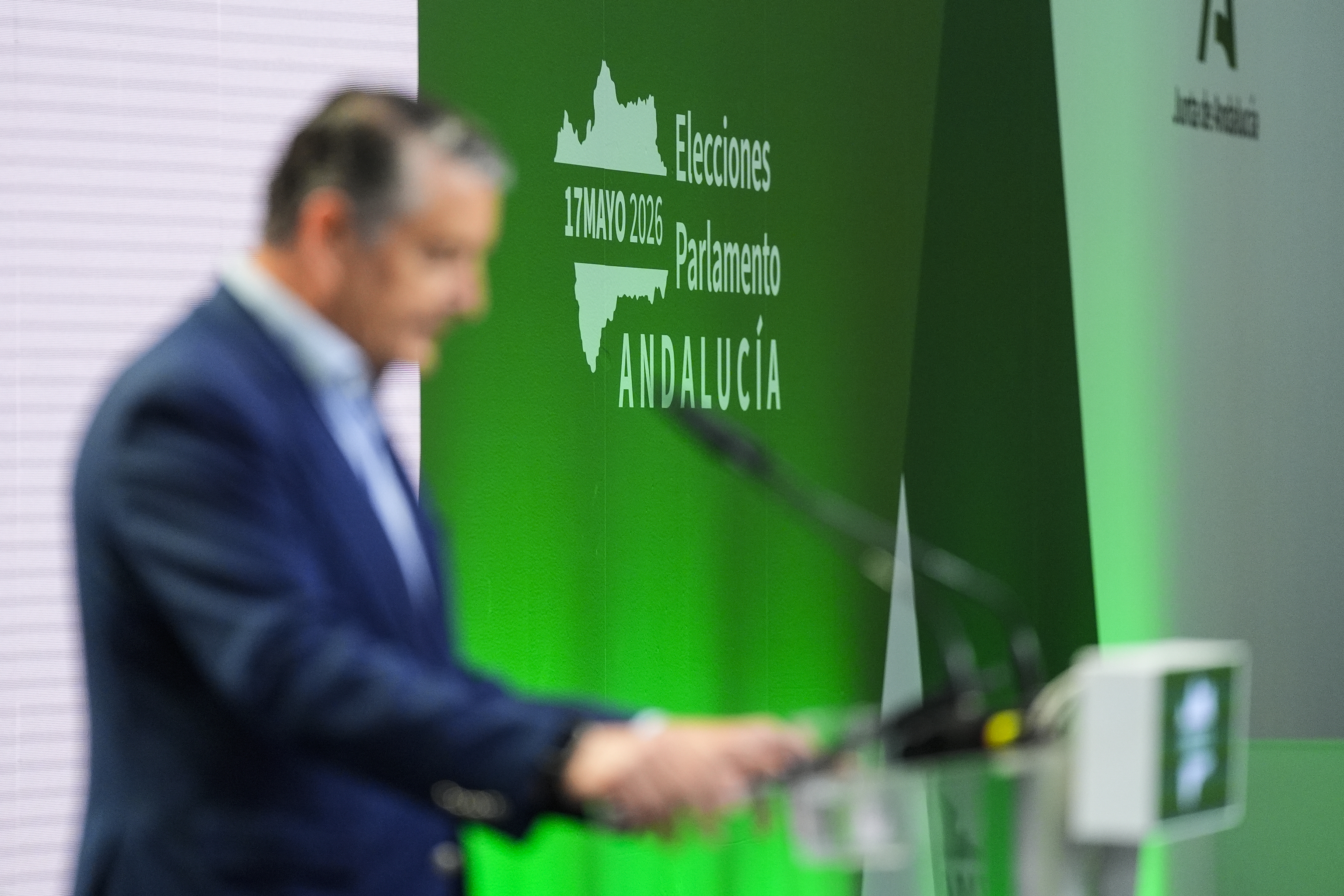 Antonio Sanz, ayer en el Centro de Difusi�n de Datos del 17-M.