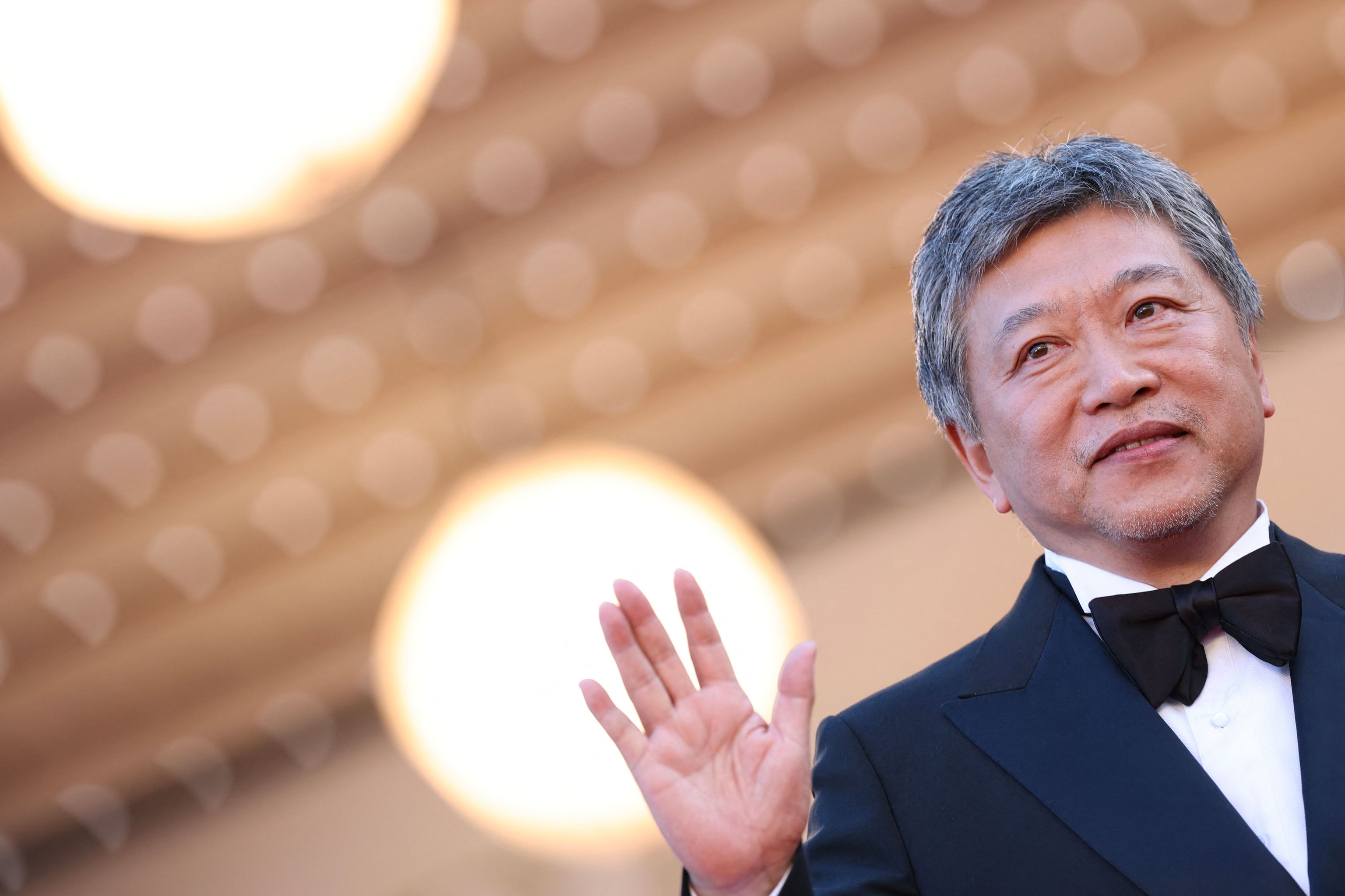 Hirokazu Kore-eda en la presentación de Sheep in the Box.