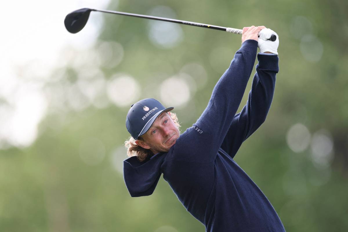 Austin Smothermandurante la segunda ronda del PGA Championship