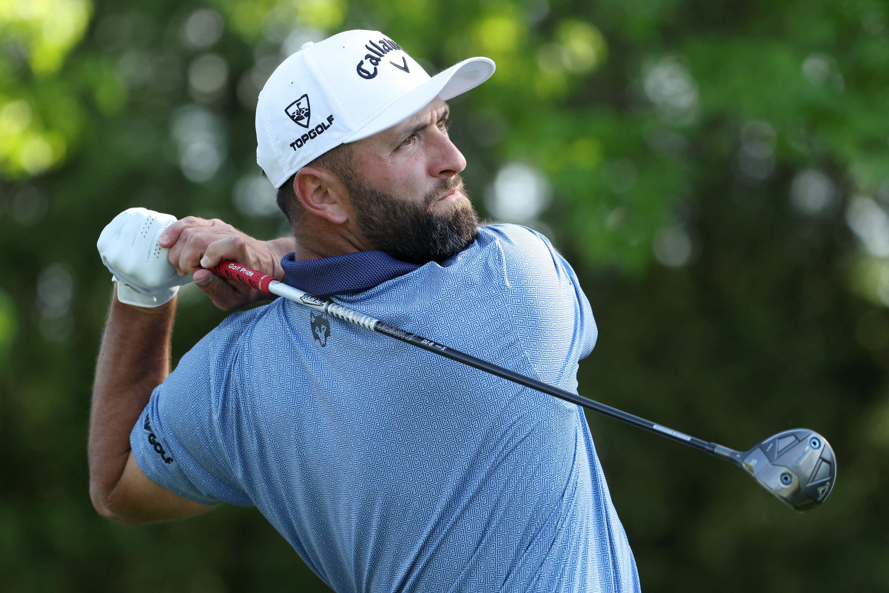 Jon Rahm, durante el último recorrido del PGA estadounidense.