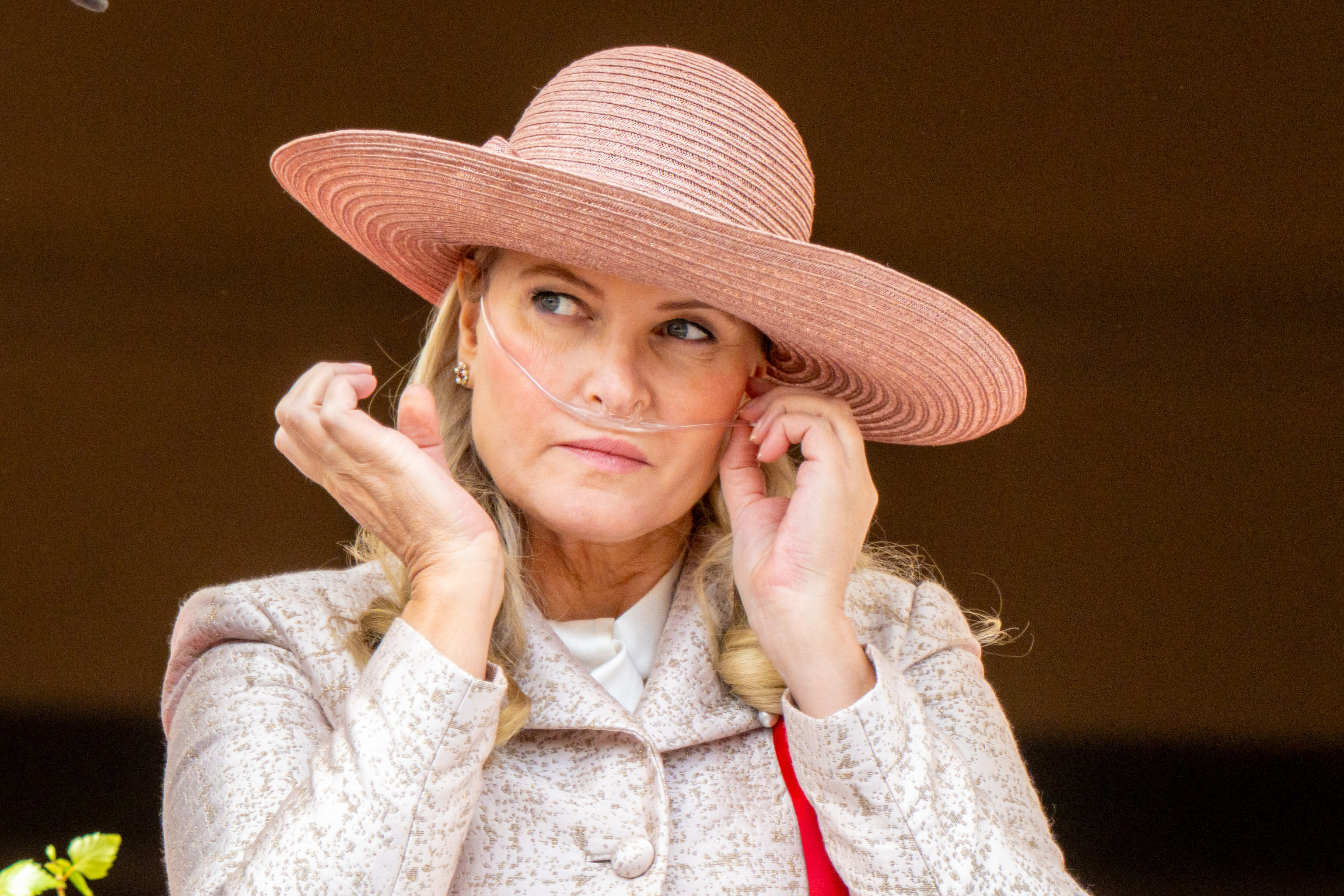 La princesa Mette-Marit, ayer